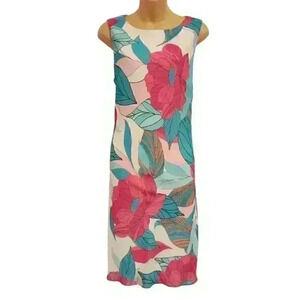 Nine West Women's Sleeveless Floral Summer Dress